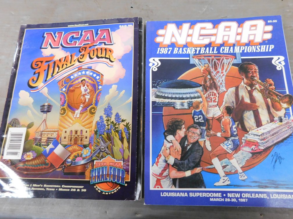 Two Collectible NCAA Programs