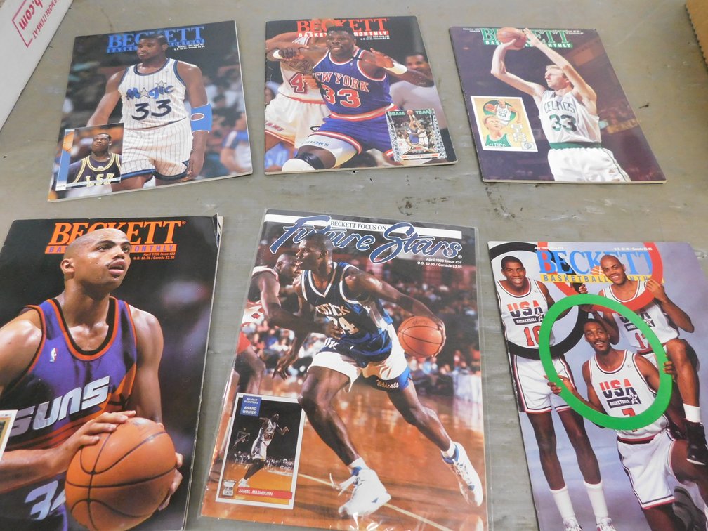 Lot of Assorted Beckett Basketball Monthly Magazines
