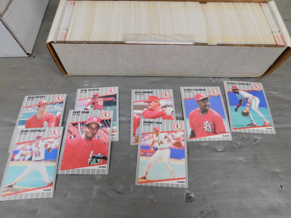 Fleer Baseball Logo Stickers & Trading Cards