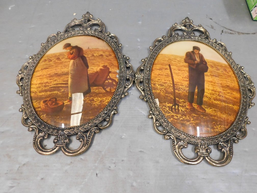 Two Framed Wall Hangings