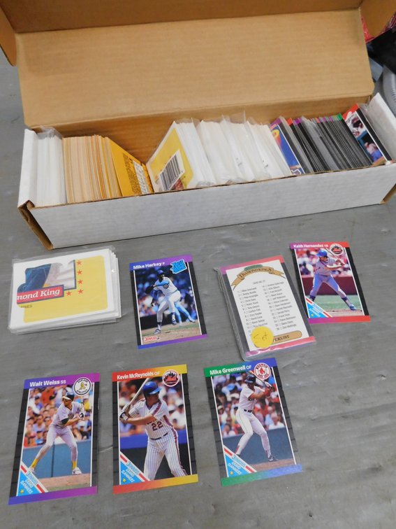 Assorted Box of Trading Cards