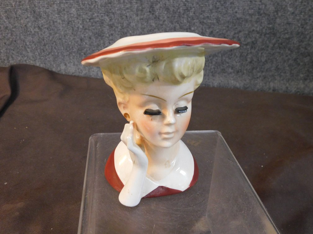 Vintage Head Vase 4" T