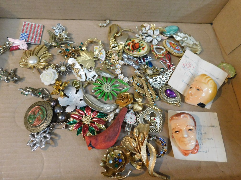 Lot of Assorted Brooches etc.