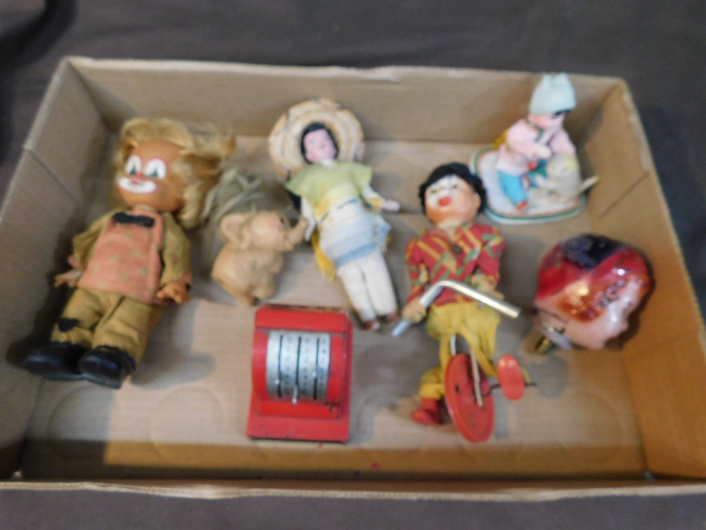 Assorted Collectible Dolls, Light Bulb etc.