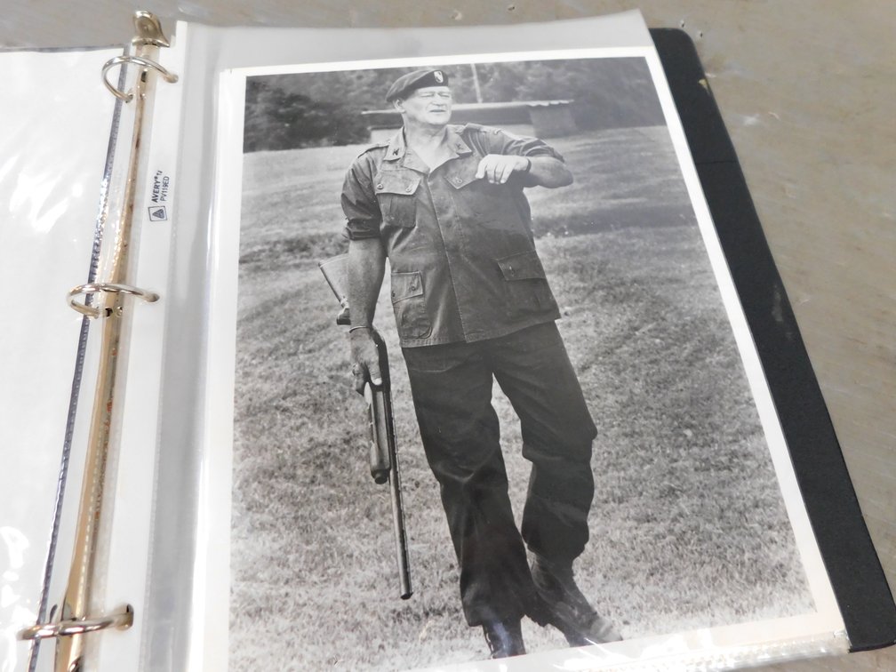 Binder of Promotional Photos of John Wayne