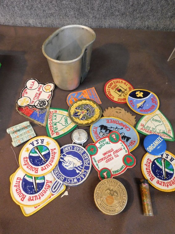 Boy Scout Patches, Watch etc.