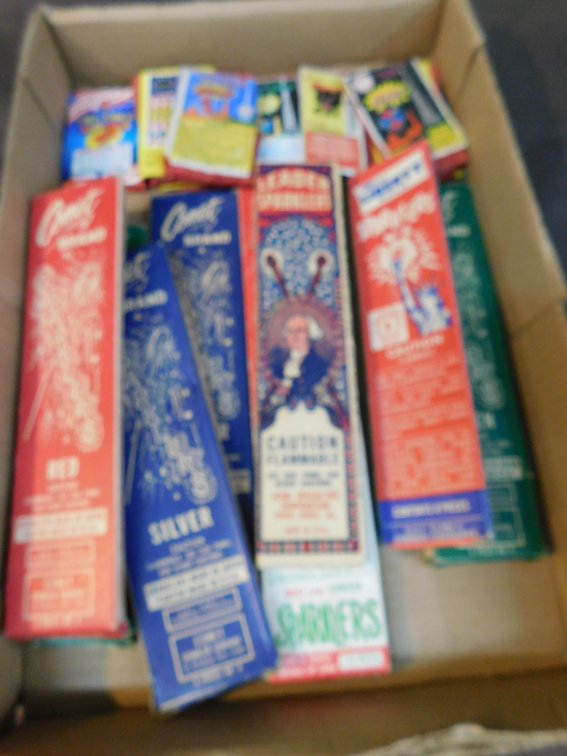 Assorted Sparklers, Fire Crackers