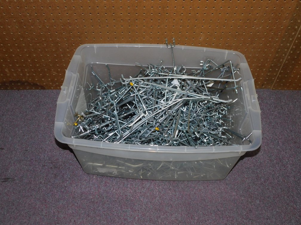 Tote of Assorted Pegs