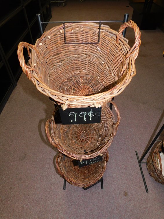 3-Tier Basket Store Display