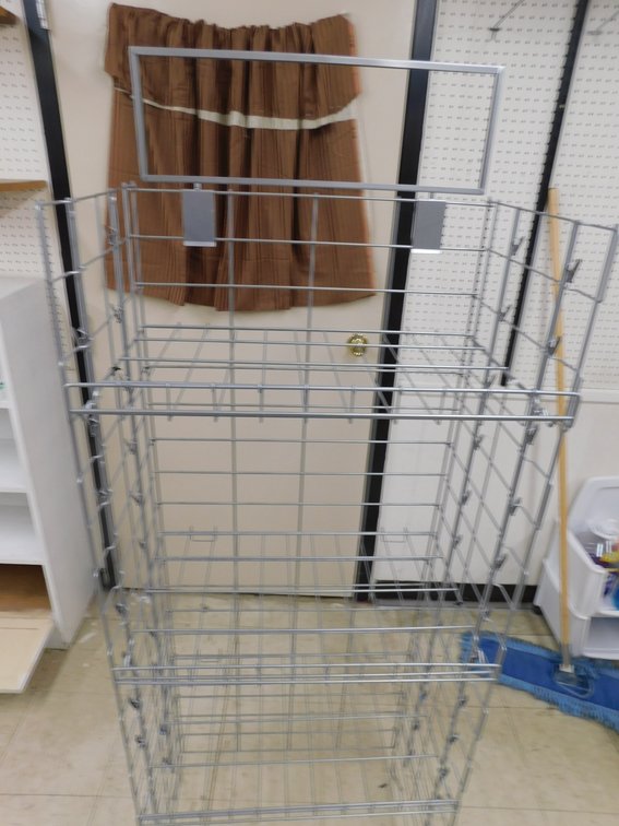 Wire Store Rack 24" W x 6ft T