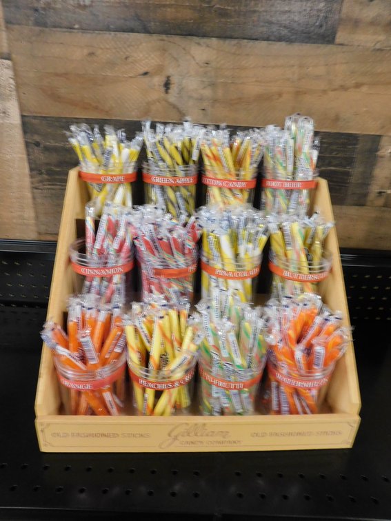 Gilliam Candy Display with Candy Sticks