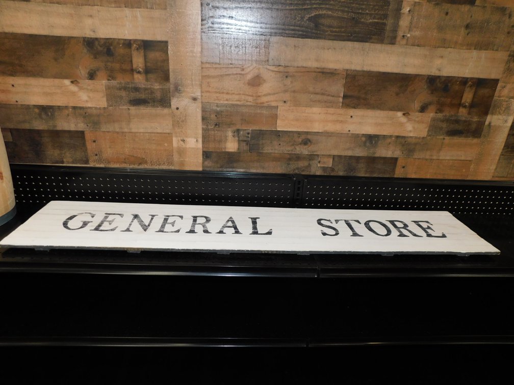 General Store Wood Sign 5ft W x 12" T