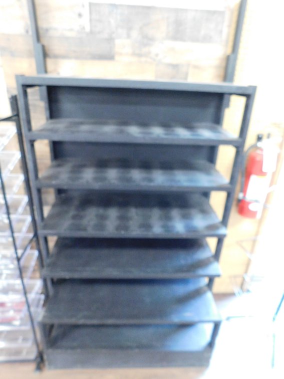 Plastic Storage Shelf 36" W x 6ft T