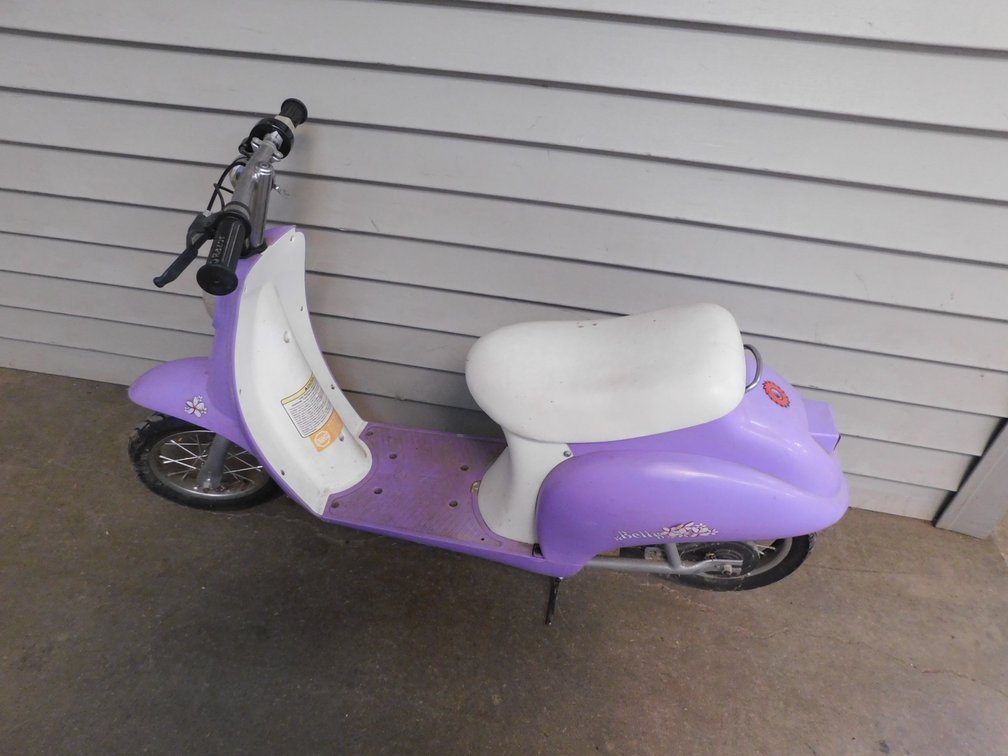 Razor Purple Scooter, Owner Stated Runs But Needs Battery