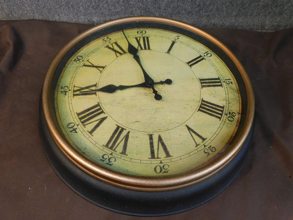 Battery Operated Wall Clock 19"