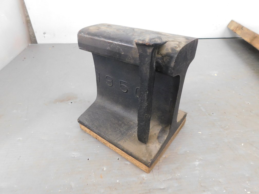 Homemade Railroad Track Anvil 7" x 8"