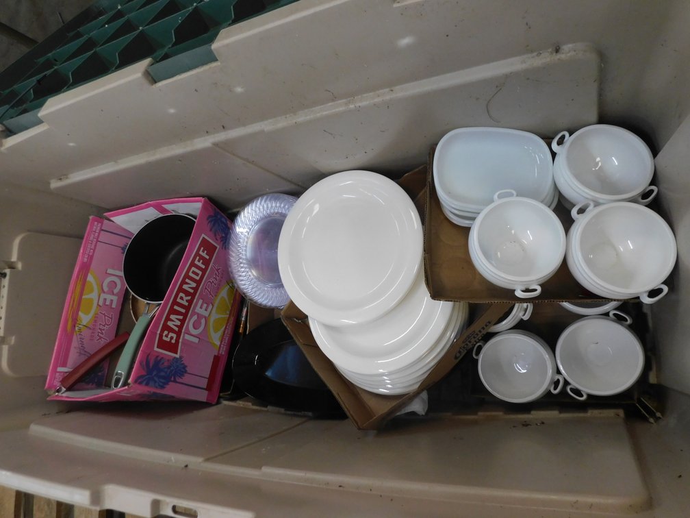 Large Deck Box with Contents