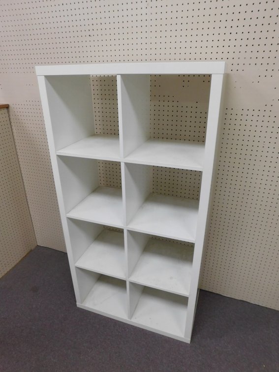 Vinyl Cube Storage Shelf 30" x 15" x 58"T