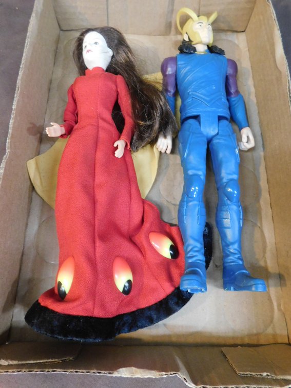 12" T Loki Action Figure, Queen Amidala Action Figure