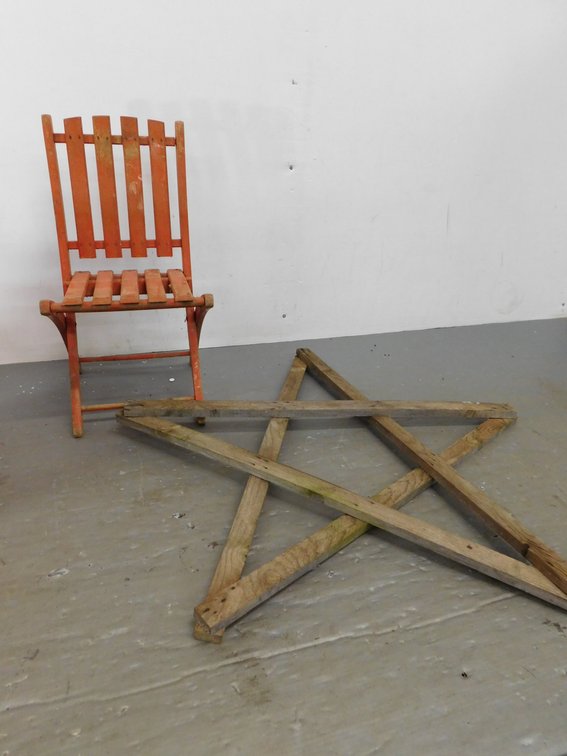 Wood Star, Small Rocker