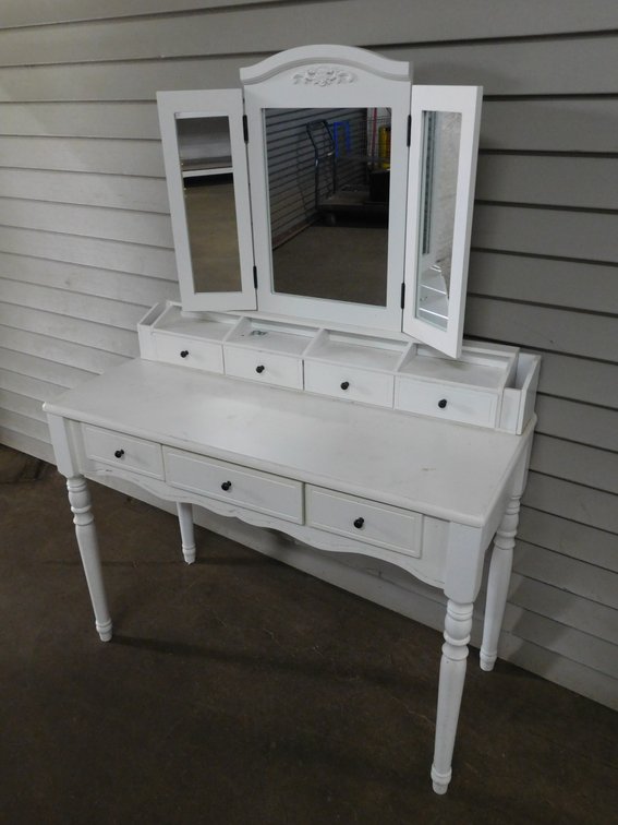 Vanity Table with  Mirror 42" x 18" x 60"