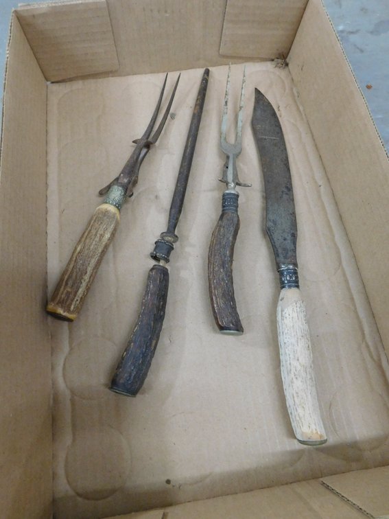 Antique Carving Set