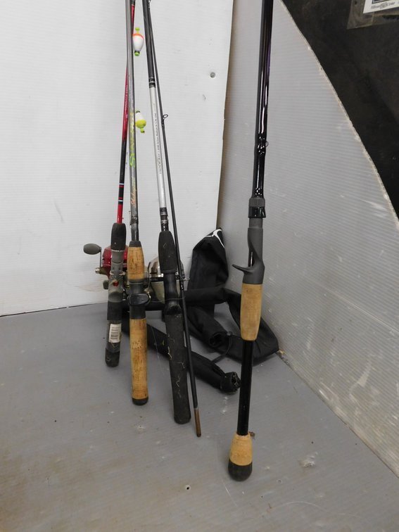 Assortment of Fishing Poles