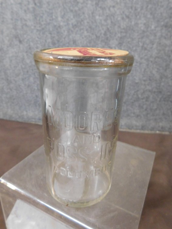 Vintage 12 Oz Cottage Cheese Bottle