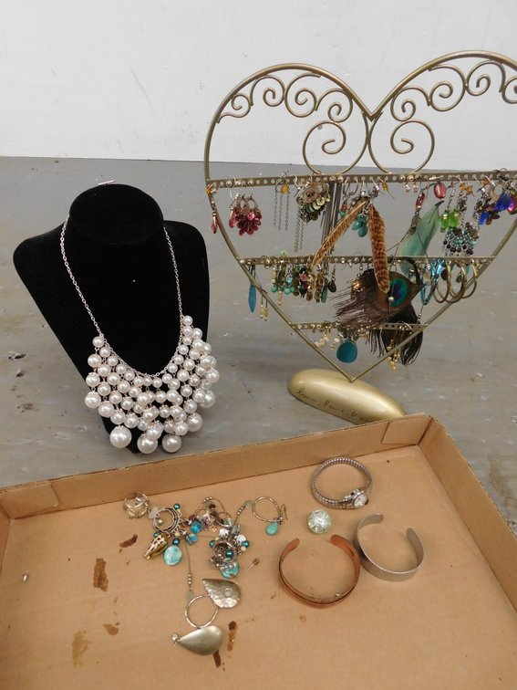 Costume Jewelry, Earrings etc.