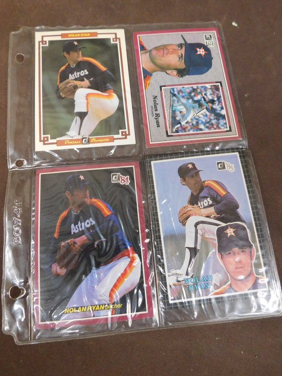 Four Nolan Ryan Promotional Cards