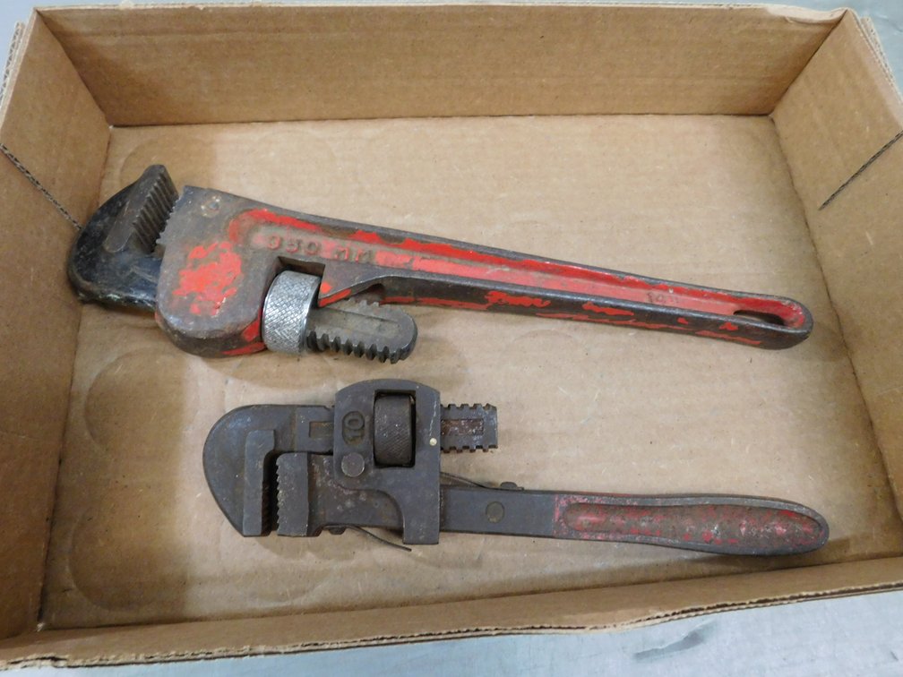 Two Pipe Wrenches