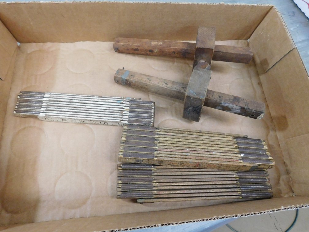Carpenter Folding Rulers, Scribes