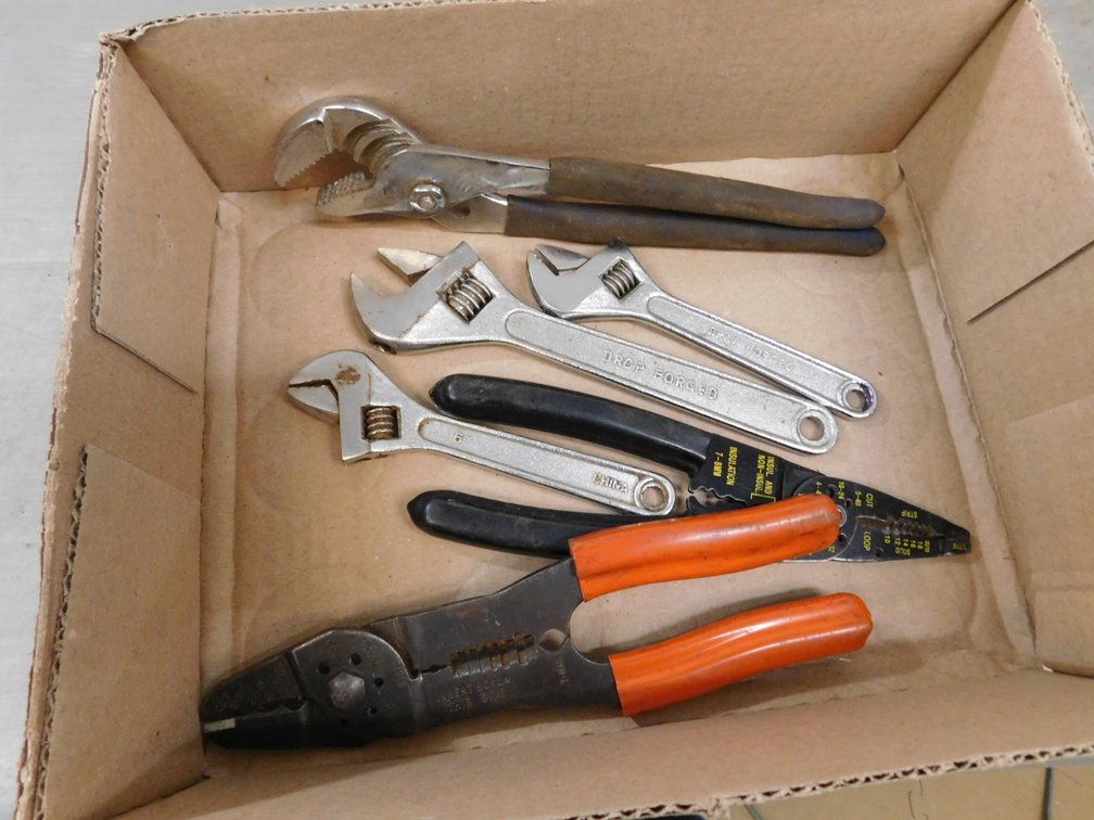 Crescent Wrenches, Adjustable Pliers, Wire Strippers