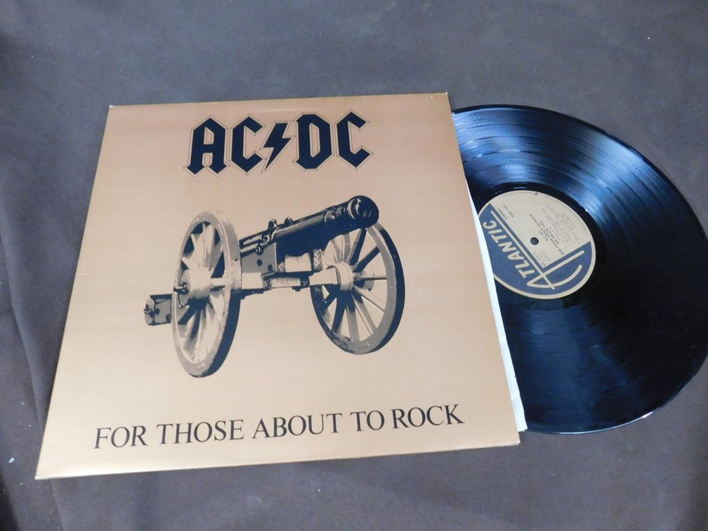 AC/DC "For Those About TO Rock" 33 LP Record Album