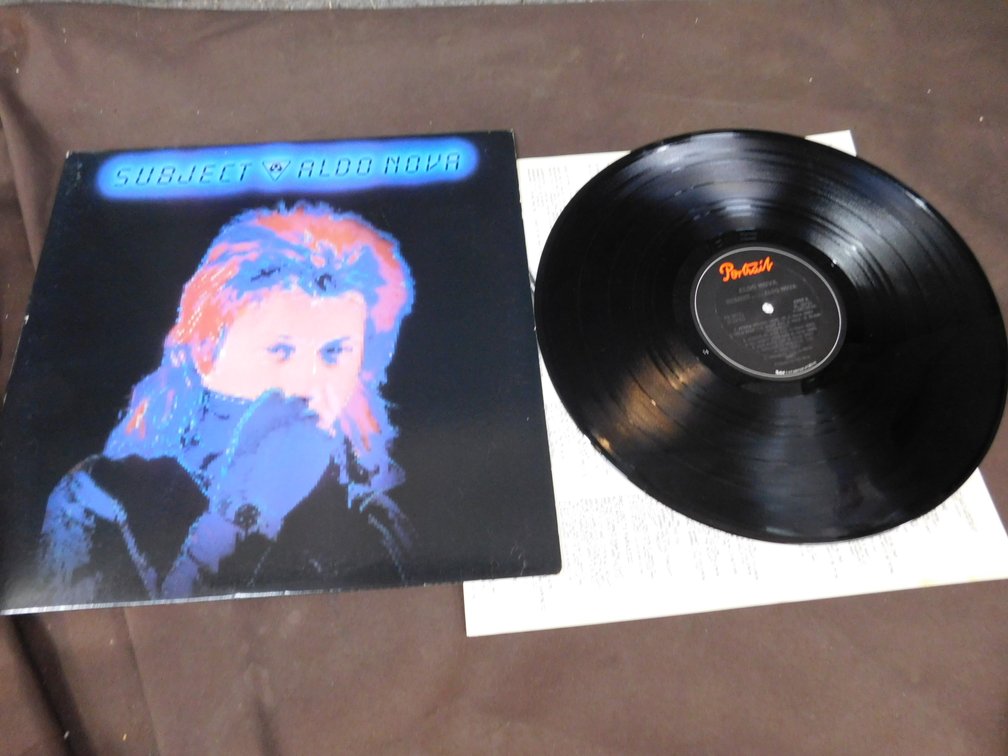 Aldo Nova "Subject" 33 LP Record Album