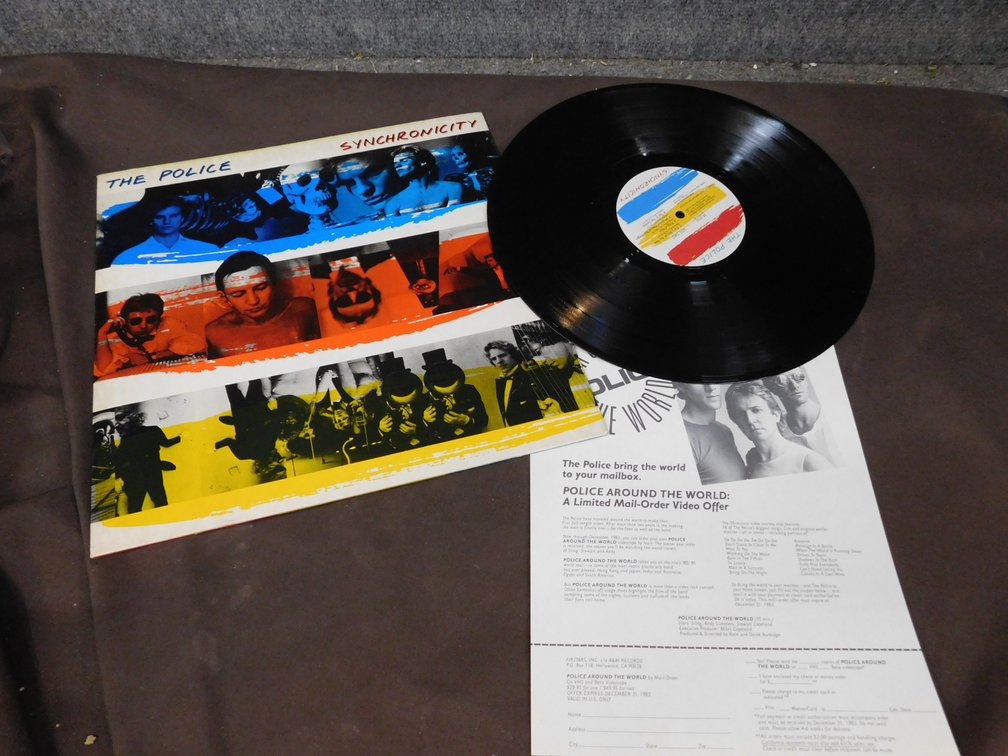The Police "Synchronicity" 33 LP Record Album