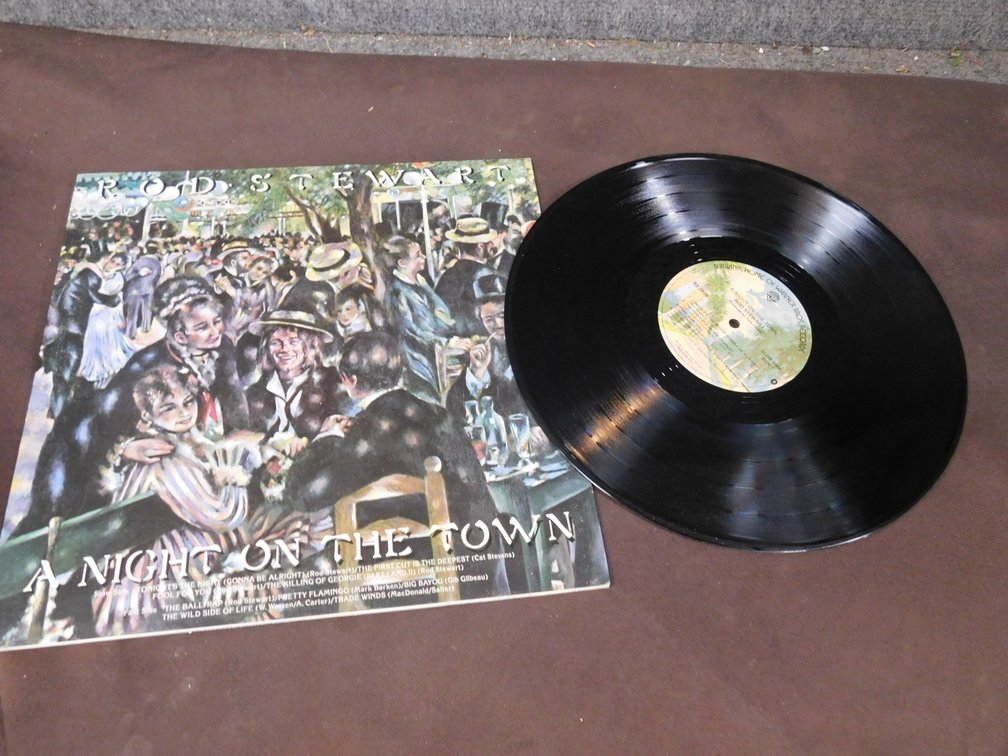 Rod Stewart "A Night ON the Town" 33 LP Record Album