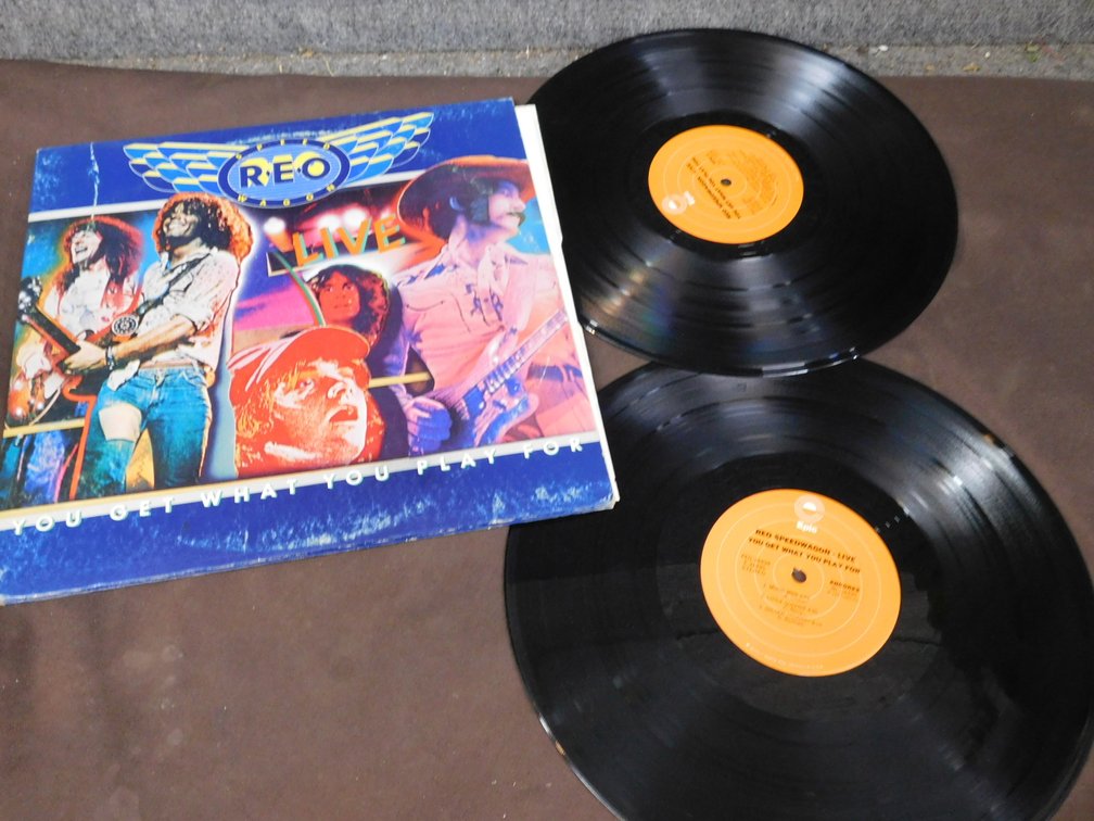 Reo Live "You Get What You Play For" 33 LP record Album
