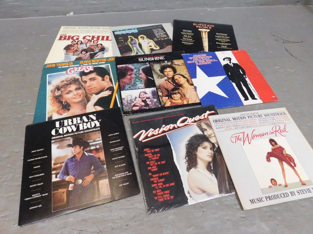 Lot of Assorted 33 LP Soundtracks