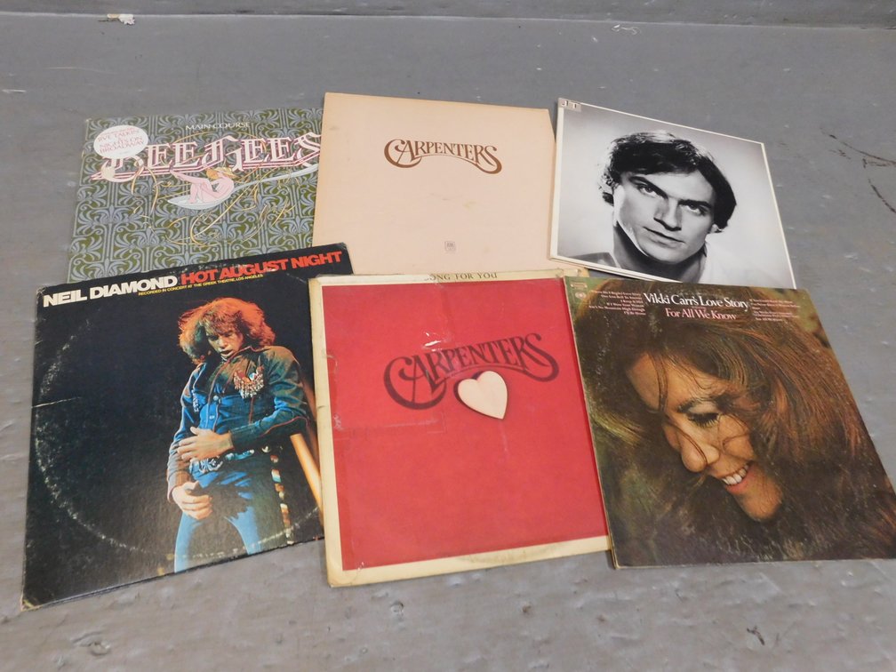 Lot of Six Easy Listening 33 LP Record Albums