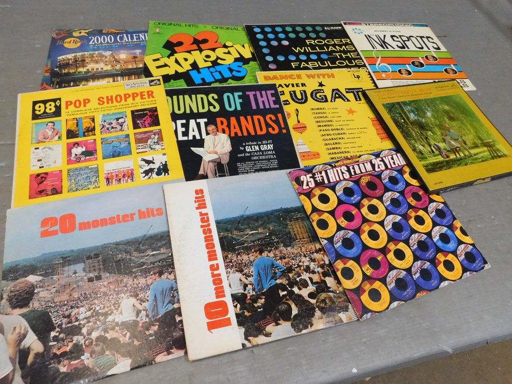 Lot of Mixed 33 LP Record Albums