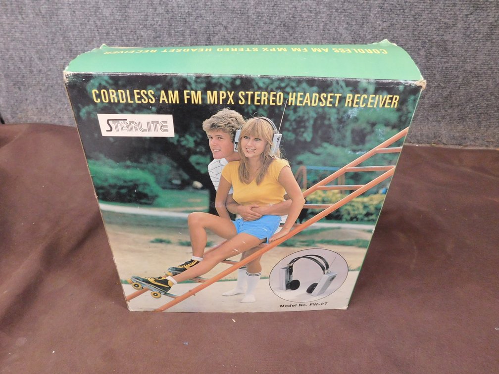 Cordless Am Fm Mpx Stereo Headset Receiver Model No. FW-27