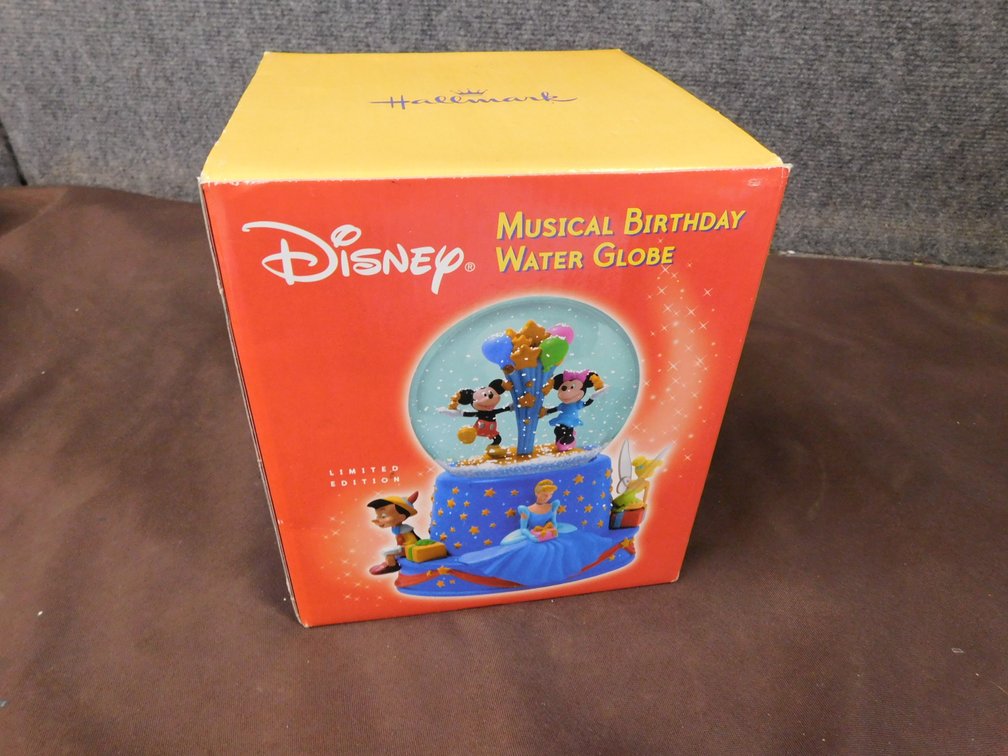 Disney Musical Birthday Water Globe From Hallmark