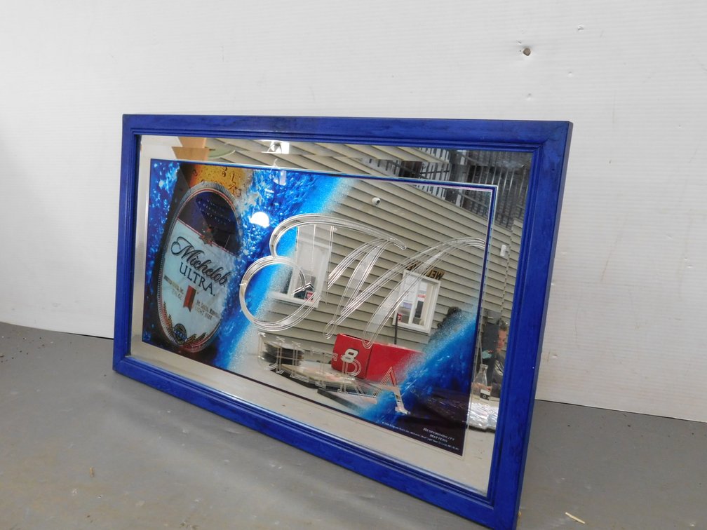 2006 Michelob Ultra Mirrored Beer Sign 18 1/2" x 30 1/2"