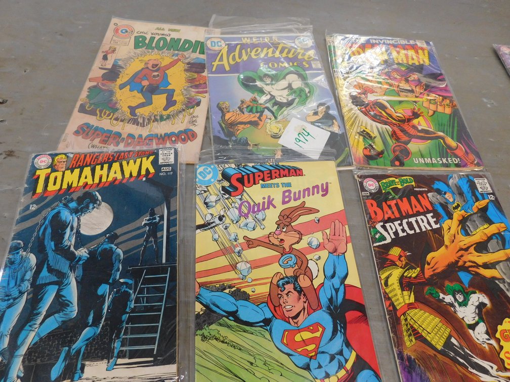 Five Assorted Comic Books