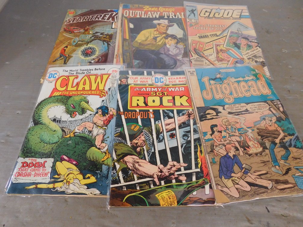 Six Assorted Comic Books