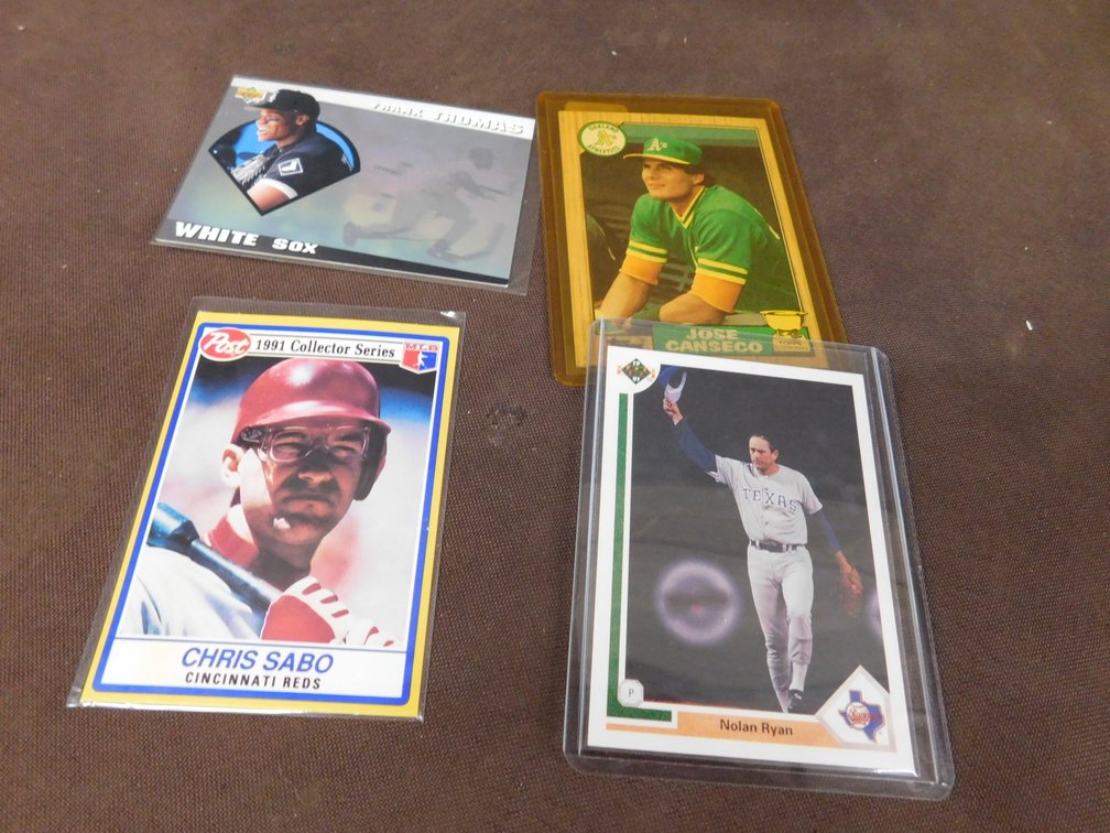 Four Assorted Ball Cards