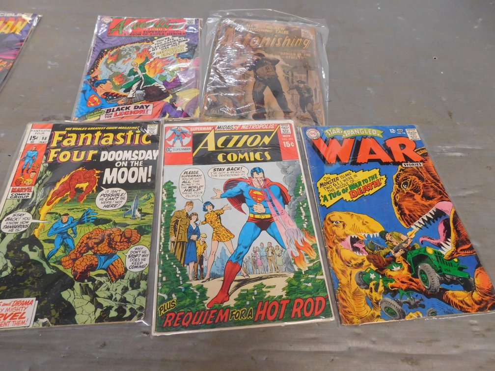 Six Assorted Comic Books