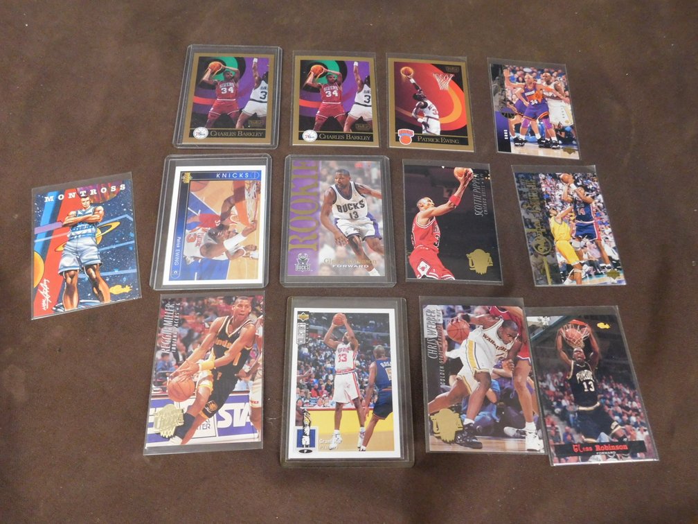 13 Assorted Basketball Sports Trading Cards