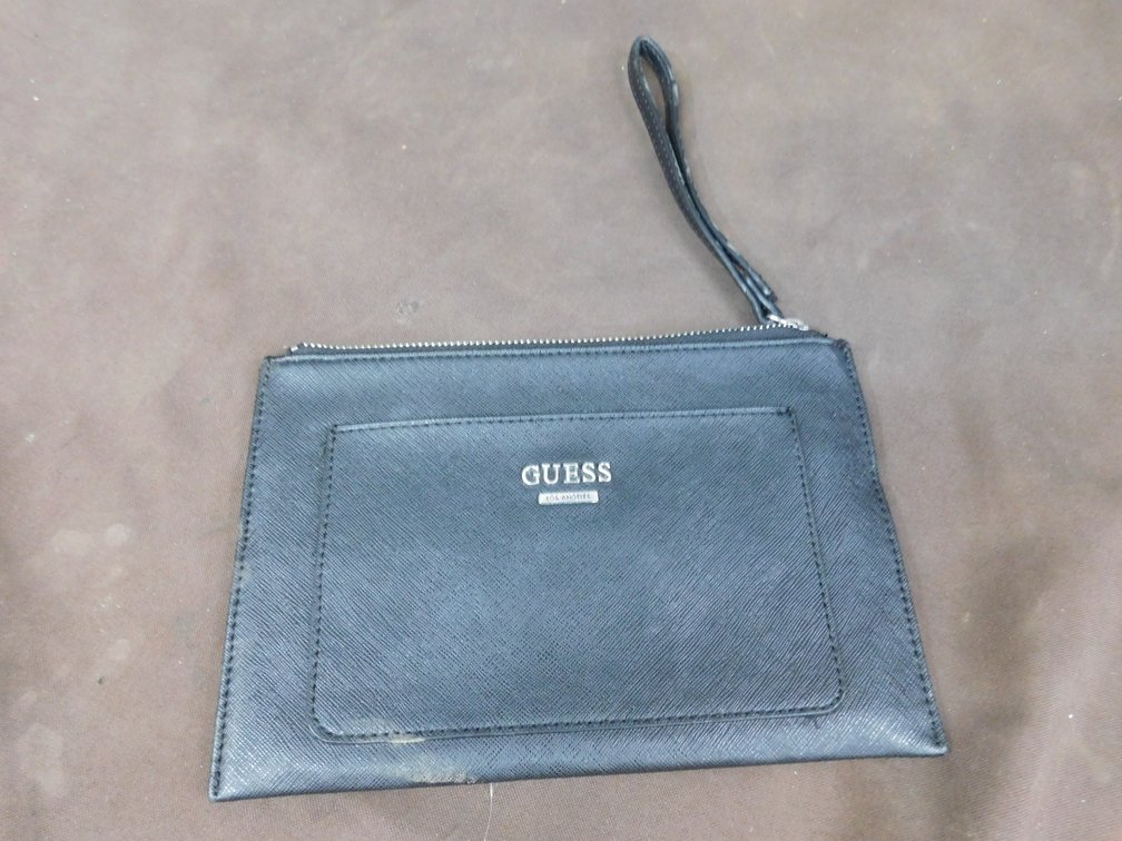Guess Wristlet with Zippered Top Closure